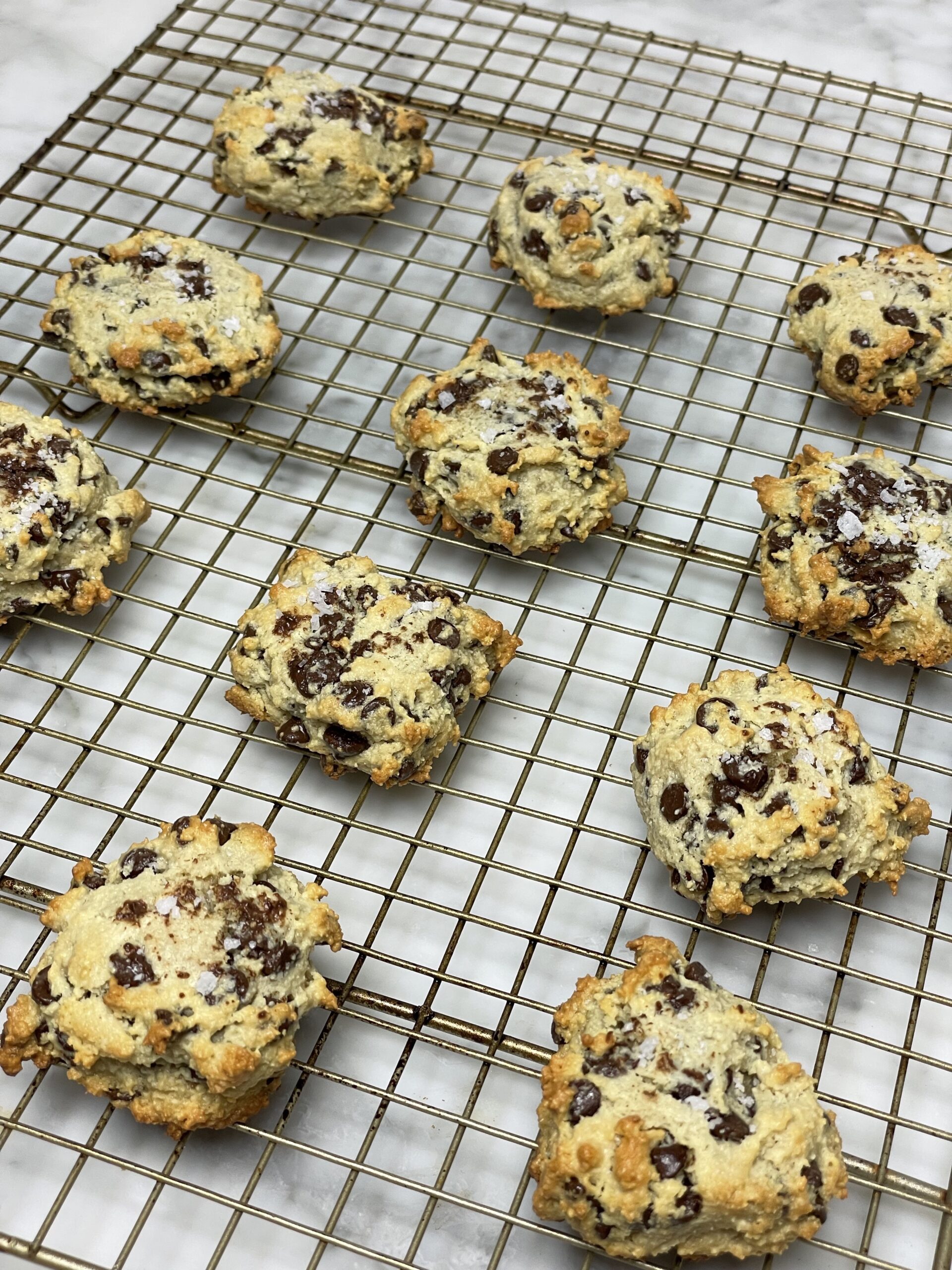 One bowl, Gluten-free, Dairy-free, Chocolate Chip Protein Cookies with fiber