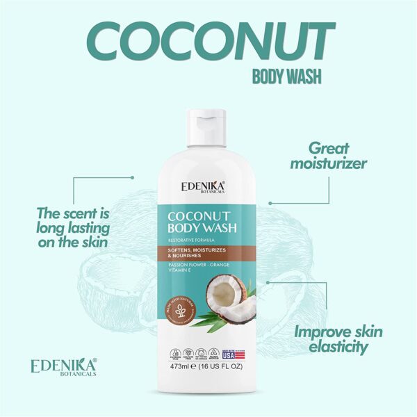 EDENIKA BOTANICALS Coconut Body Wash