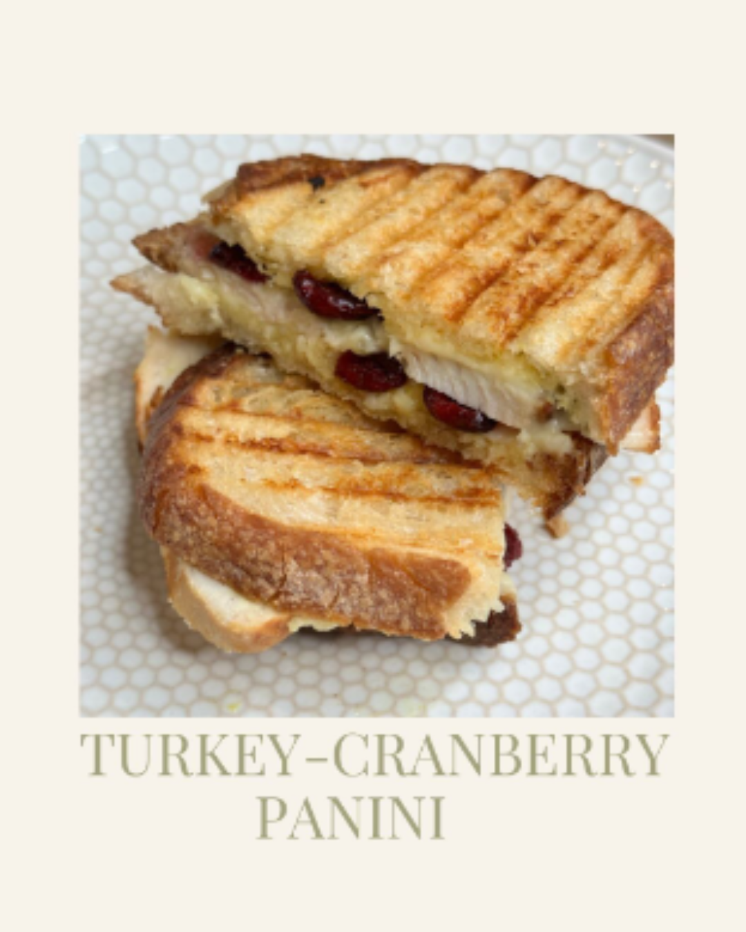 turkey sandwich with cranberry turkey cranberry panini